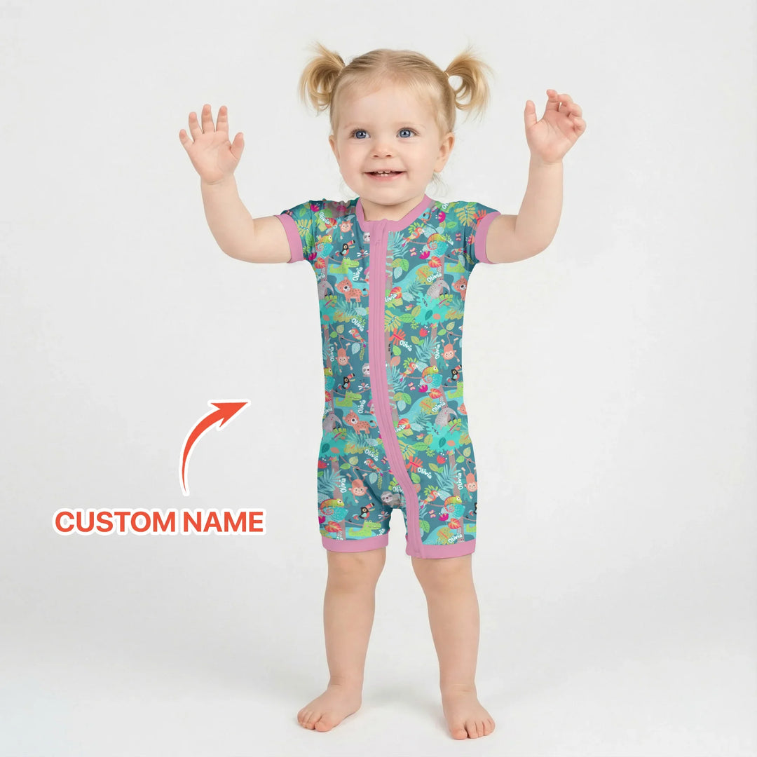 Jungle Buddy Adventure Bamboo Shorty Zippy