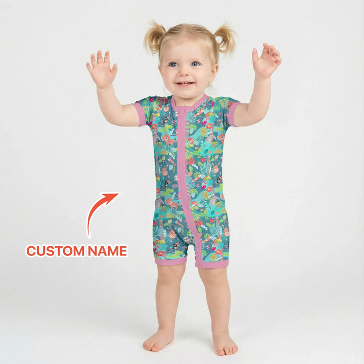 Jungle Buddy Adventure Bamboo Shorty Zippy