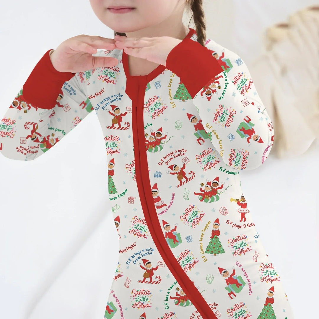 Christmas Elf Bamboo Convertible Zippy