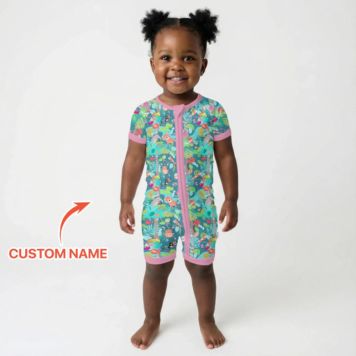 Jungle Buddy Adventure Bamboo Shorty Zippy