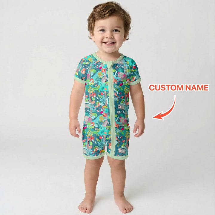 Jungle Buddy Adventure Bamboo Shorty Zippy