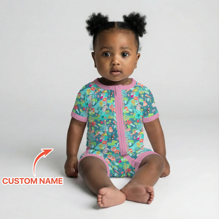 Jungle Buddy Adventure Bamboo Shorty Zippy