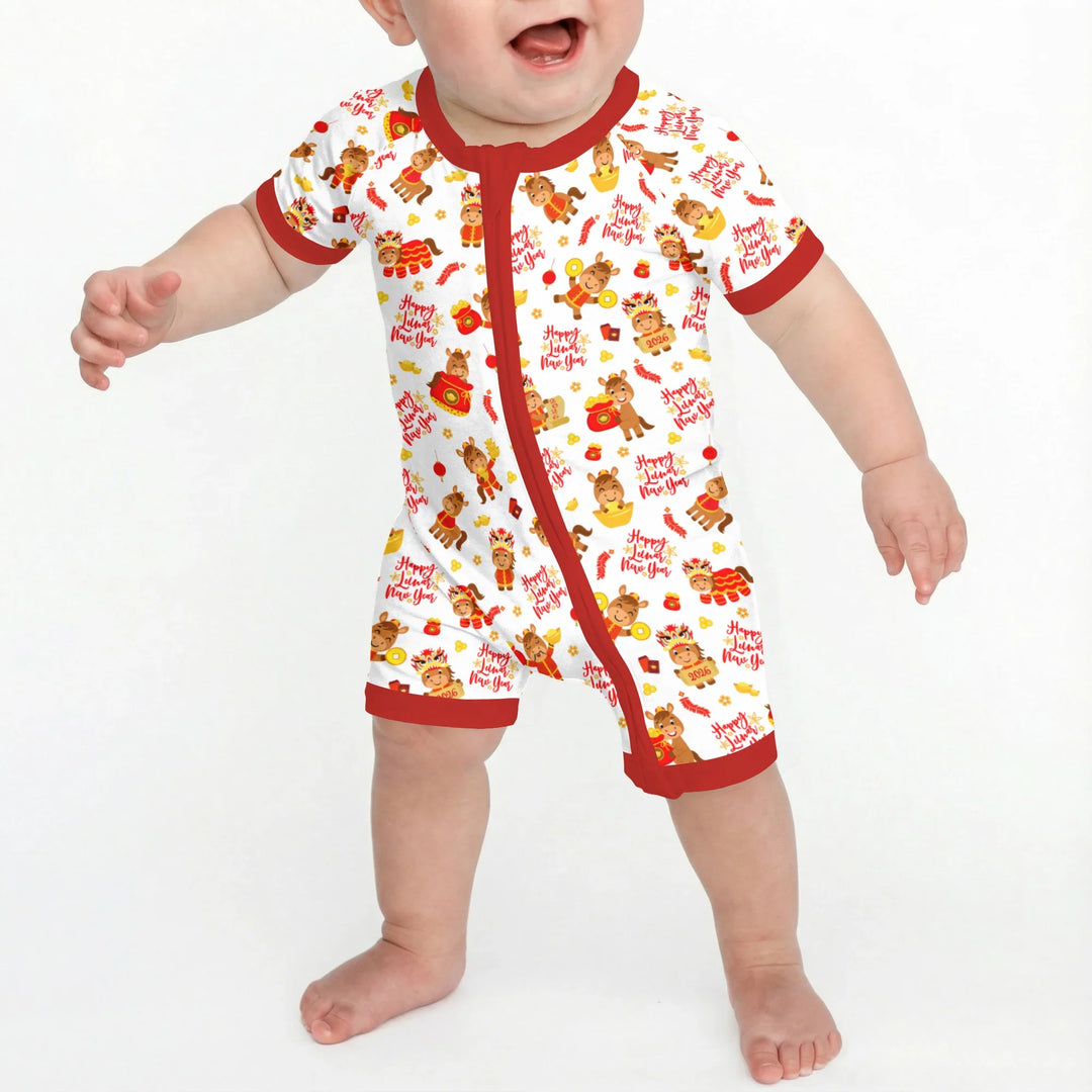 Year of the Horse Bamboo Shorty Zippy
