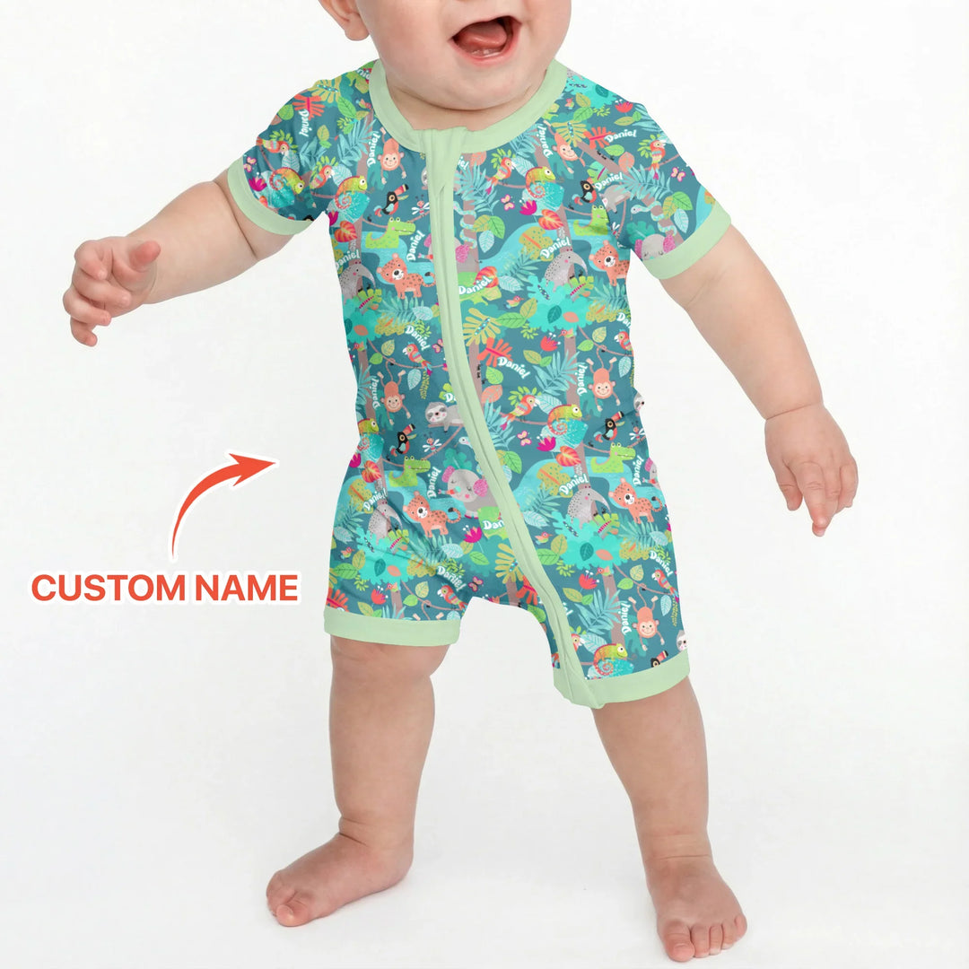 Jungle Buddy Adventure Bamboo Shorty Zippy