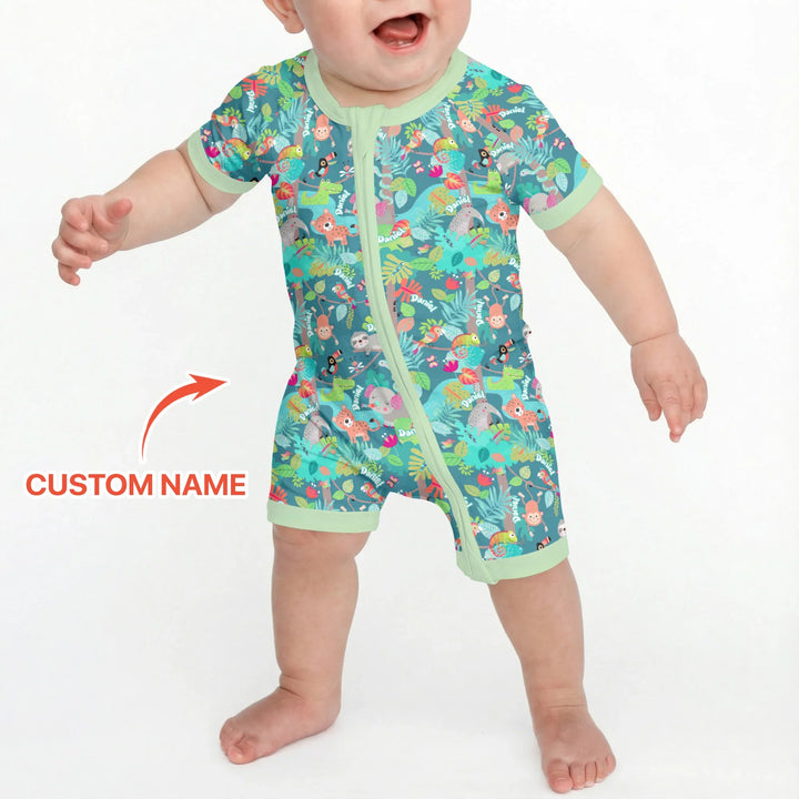 Jungle Buddy Adventure Bamboo Shorty Zippy