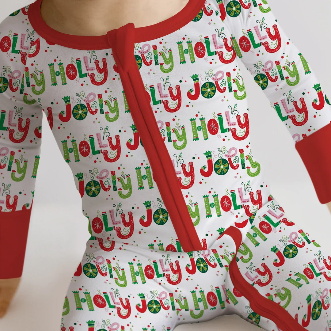 Holly Jolly Convertible Zippy , Holly Jolly Convertible Zippy - 0-3M / Red