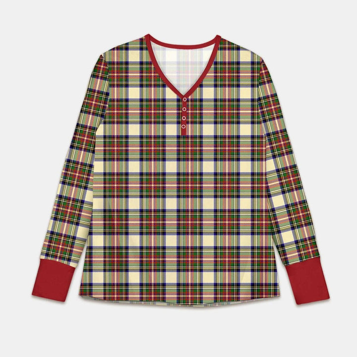 Cozy Evergreen Plaid Bamboo Women Pajama Set