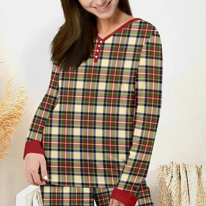 Cozy Evergreen Plaid Bamboo Women Pajama Set