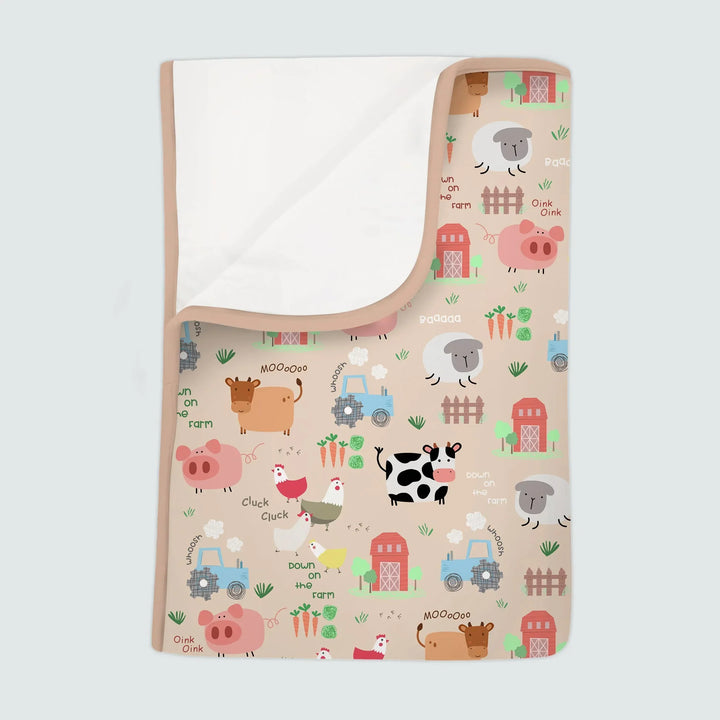 Farm Yard Bamboo Blanket