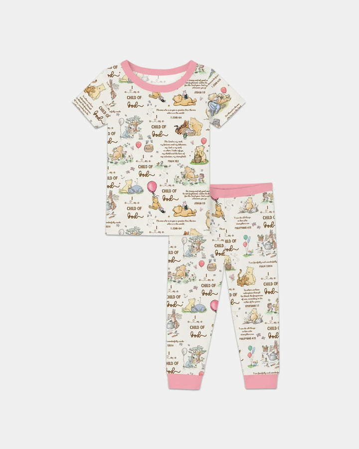 Child of God Whimsy Woodland Bamboo Two Piece Short Sleeve Pajama Set