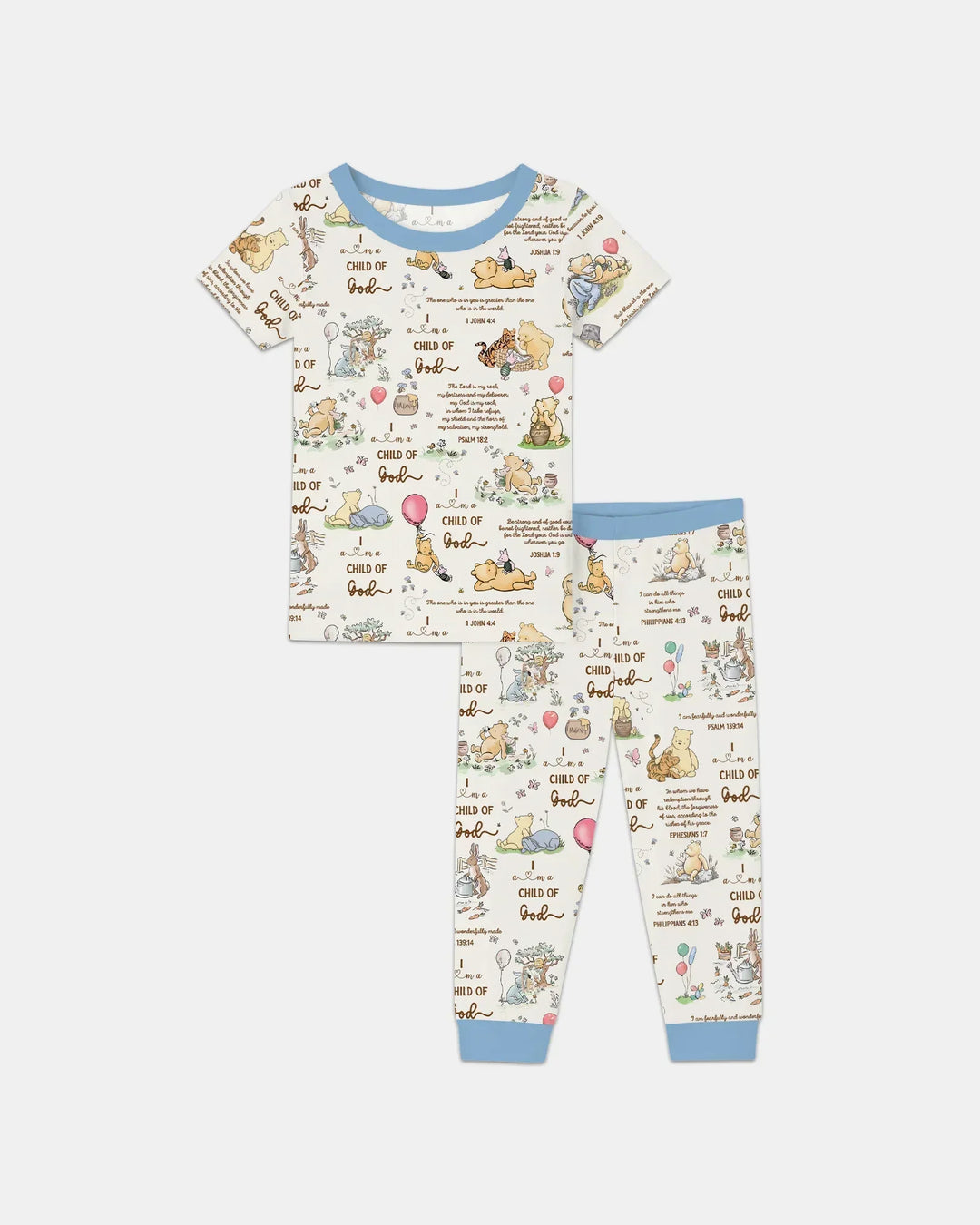 Child of God Whimsy Woodland Bamboo Two Piece Short Sleeve Pajama Set