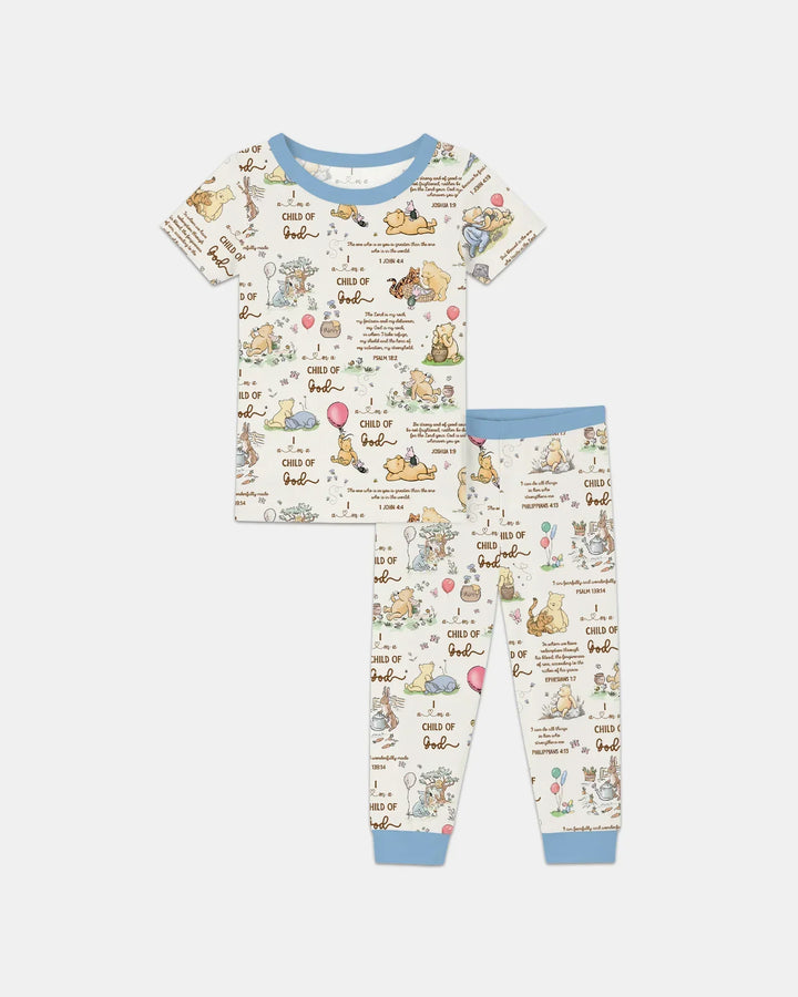 Child of God Whimsy Woodland Bamboo Two Piece Short Sleeve Pajama Set