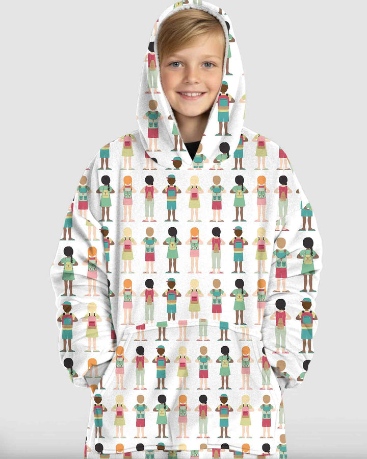Little Friends Everywhere Bamboo Blanket Hoodie