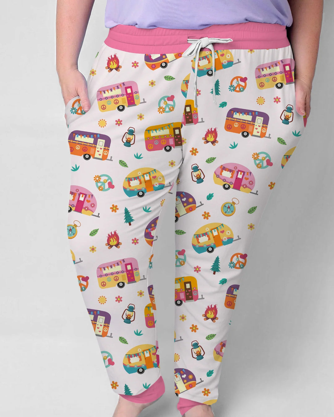 Happy Little Camper Women Pajama Set