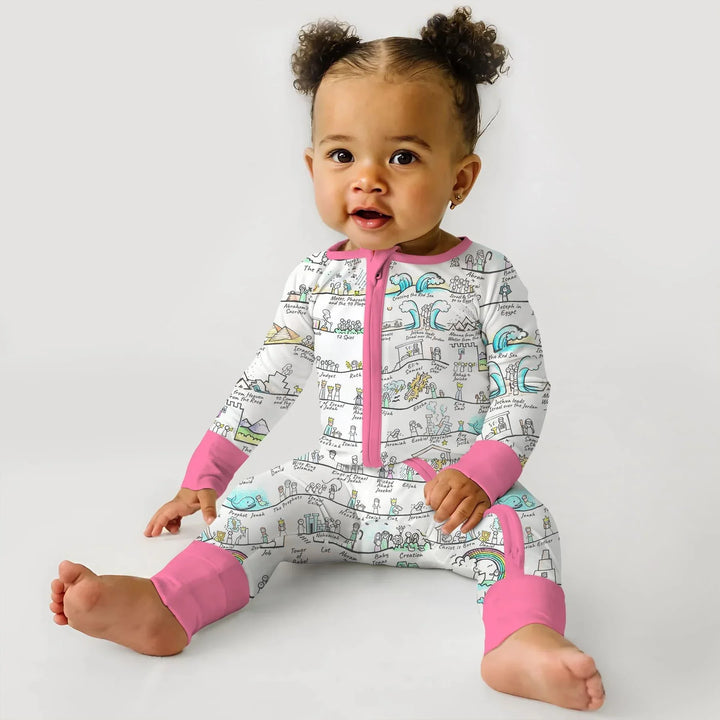 Bible Story Journey Family Matching Bamboo Convertible Zippy
