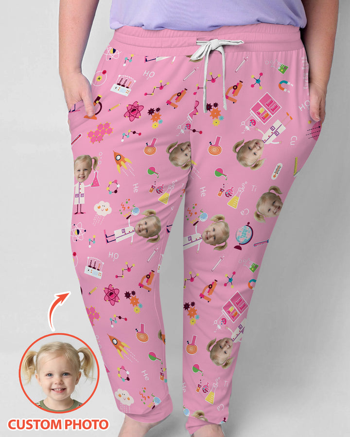 Custom Image Chemical Laboratory Bamboo Women Pajama Set