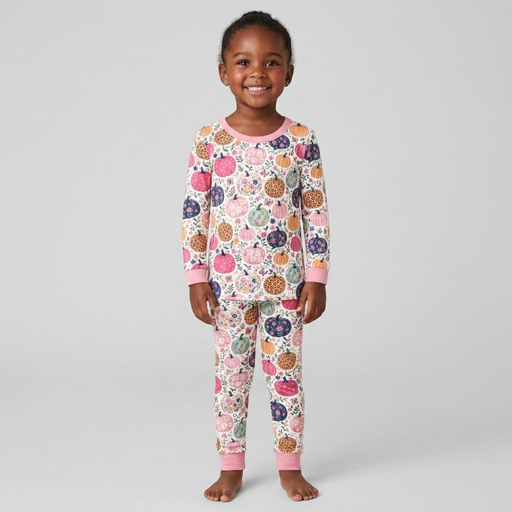 Template Bamboo Two Piece Long Sleeve Pyjamas Set