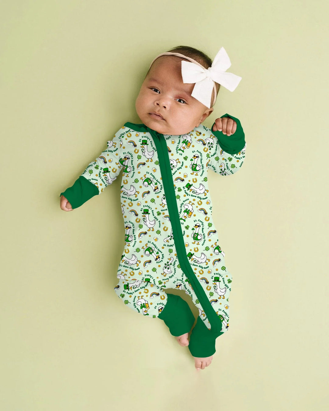 St. Patrick's Day Silly Goose Bamboo Convertible Zippy