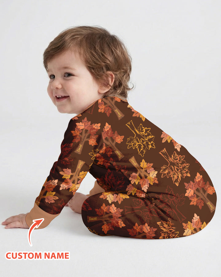 Custom Thanksgiving Tree Bamboo Convertible Zippy