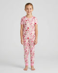 Blushing Wildflowers Bamboo Two Piece Short Sleeve Pajama Set