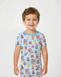Ocean Breeze, God Says I Am  Bamboo Two Piece Short Sleeve Pajama Set
