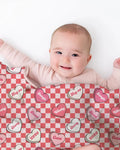 Valentine in Hearts Bamboo Blanket