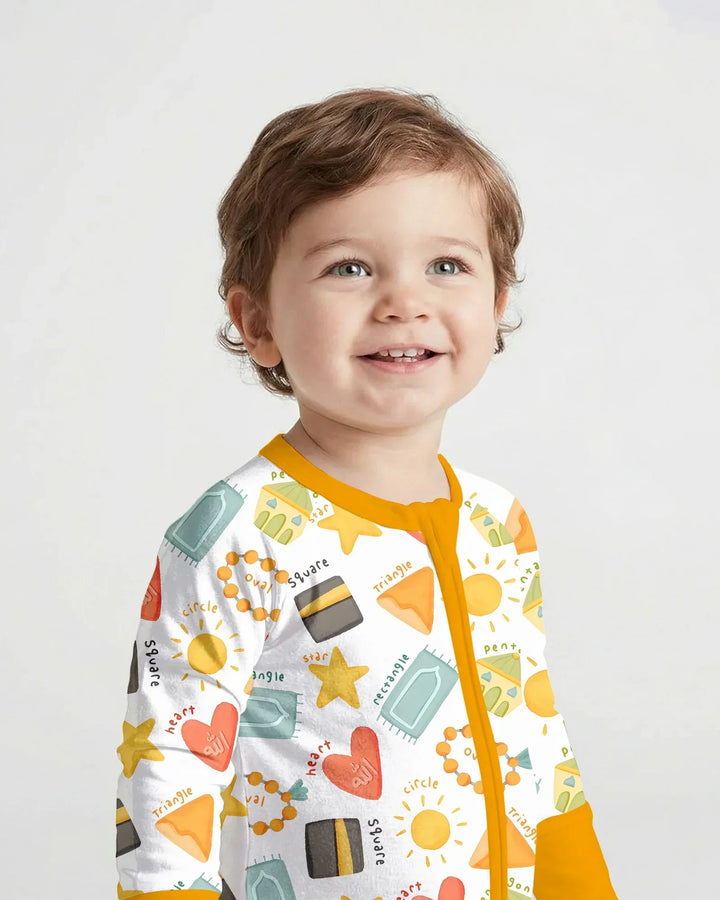 Islamic Shapes Bamboo Convertible Zippy