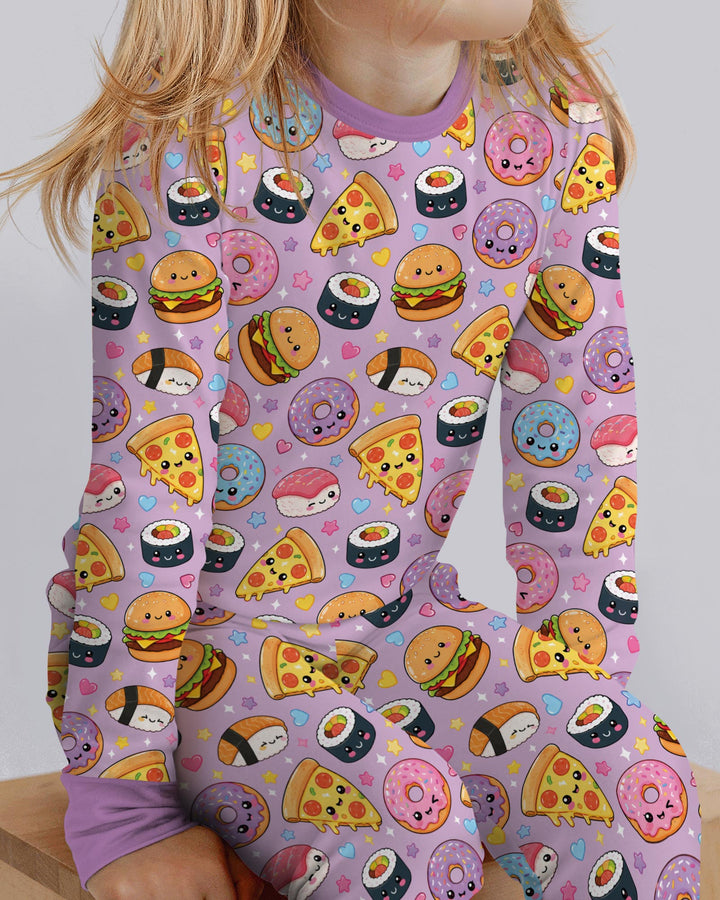 Template Bamboo Two Piece Long Sleeve Pyjamas Set