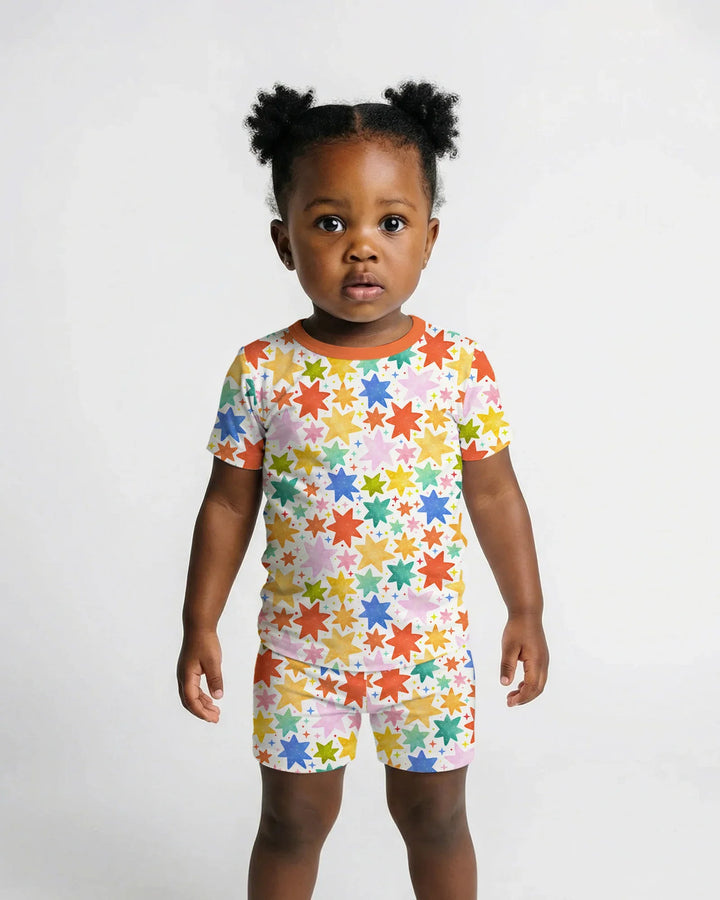 You Are Magic Bamboo Two Piece Short Sleeve Shorts Pajama Set