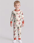 All The Otter Reindeer Bamboo Two Piece Long Sleeve Pajama Set
