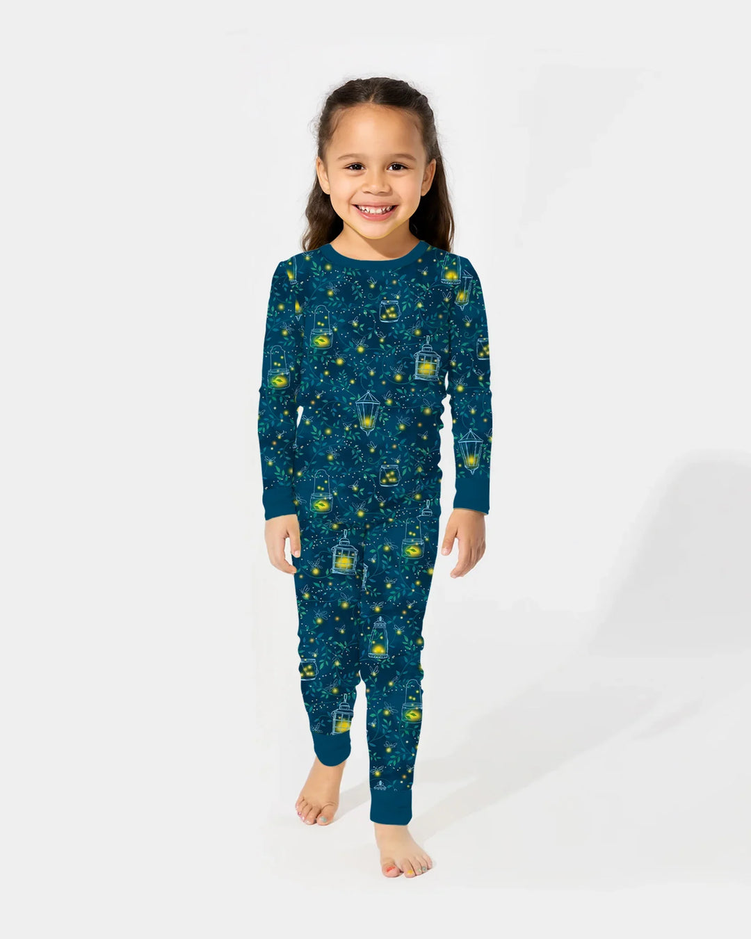 Firefly Evening Forest Bamboo Two Piece Long Sleeve Pajama Set
