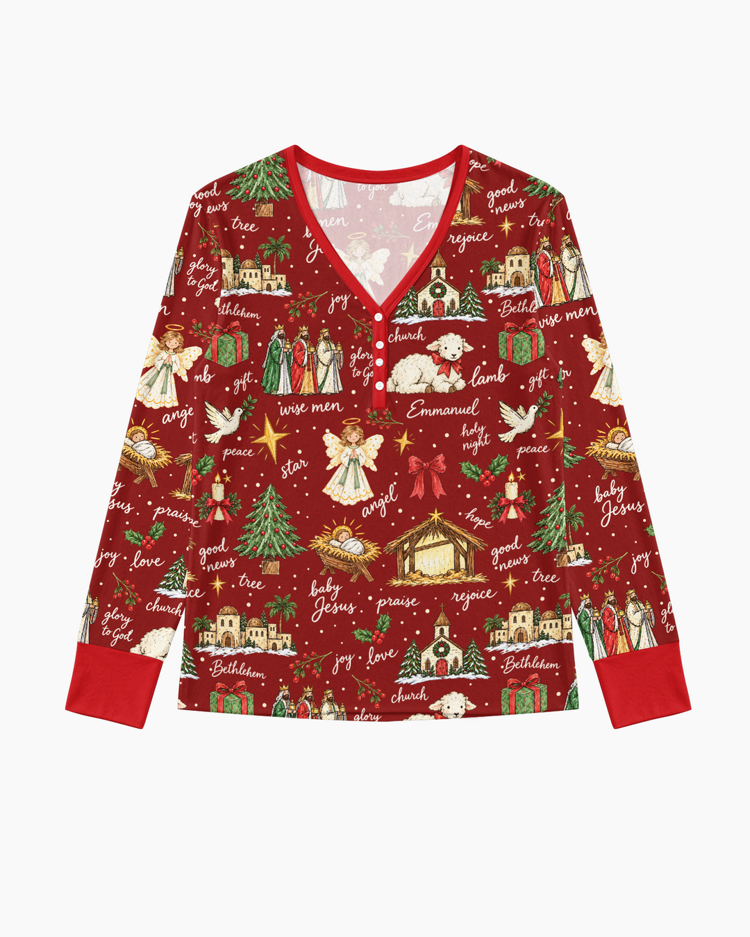 Tis The Season Family Matching Bamboo Women Pajama Set