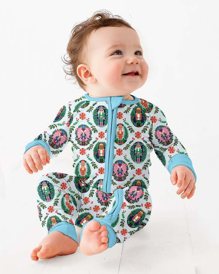 Whimsical Nutcracker Bamboo Convertible Zippy