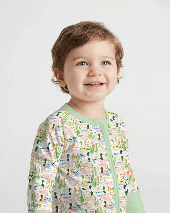 Whimsical Mallard Duck Bamboo Convertible Zippy