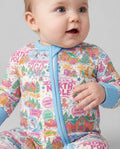 Pink North Pole Wonderland Bamboo Convertible Zippy