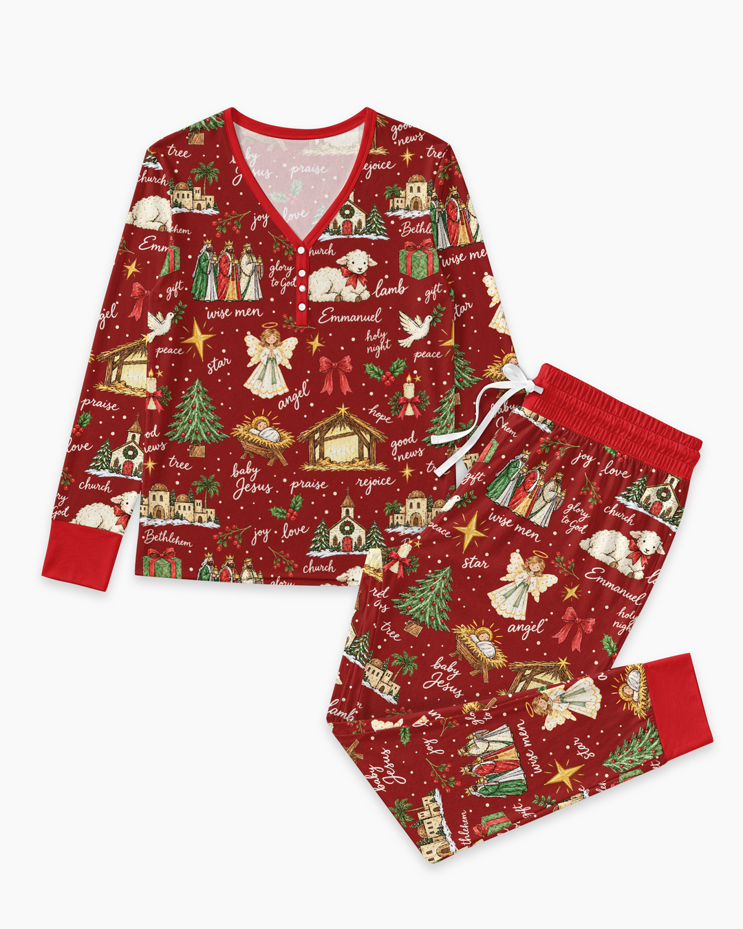 Tis The Season Family Matching Bamboo Women Pajama Set