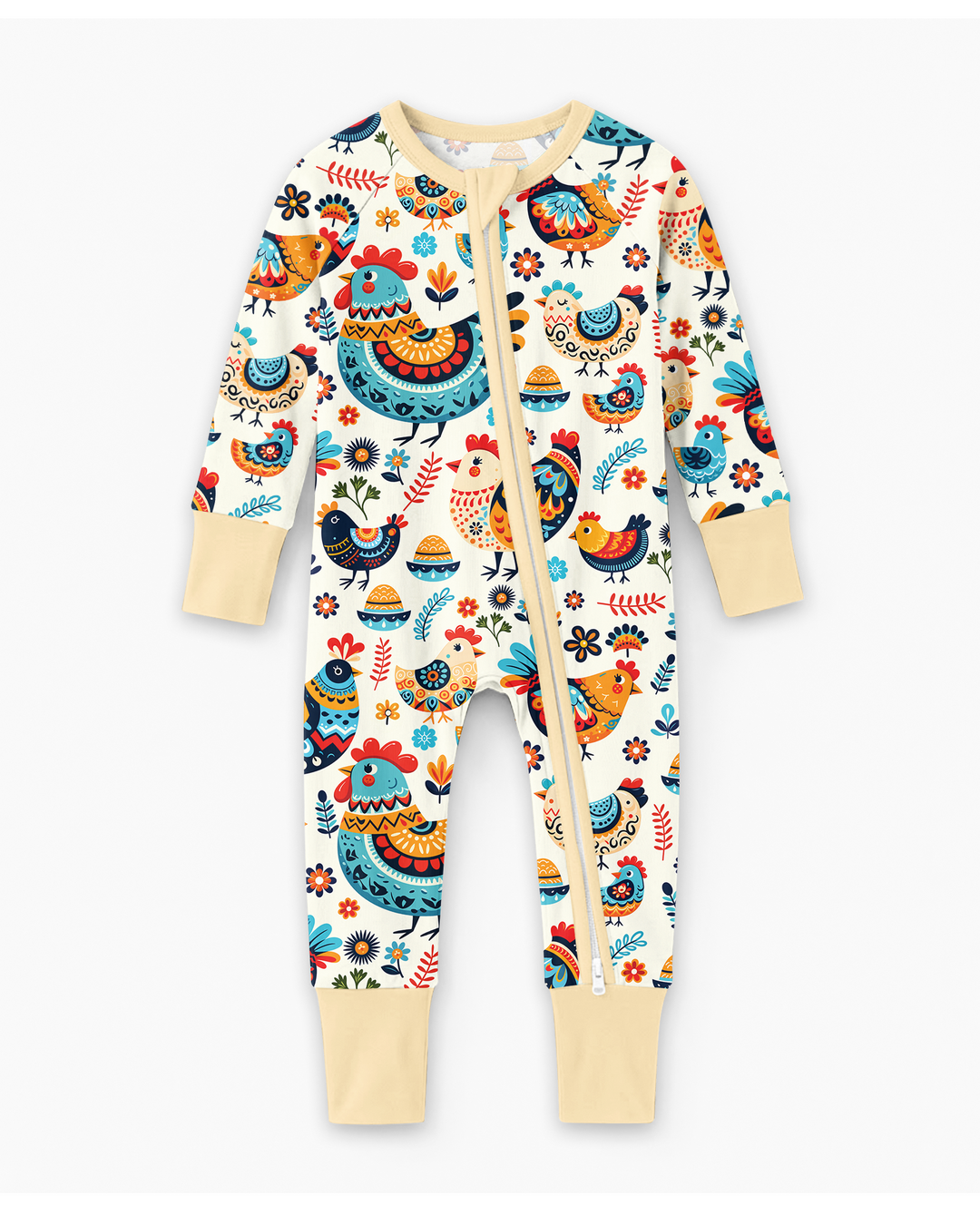 Pioneer Chickens And Roosters  Bamboo Convertible Zippy