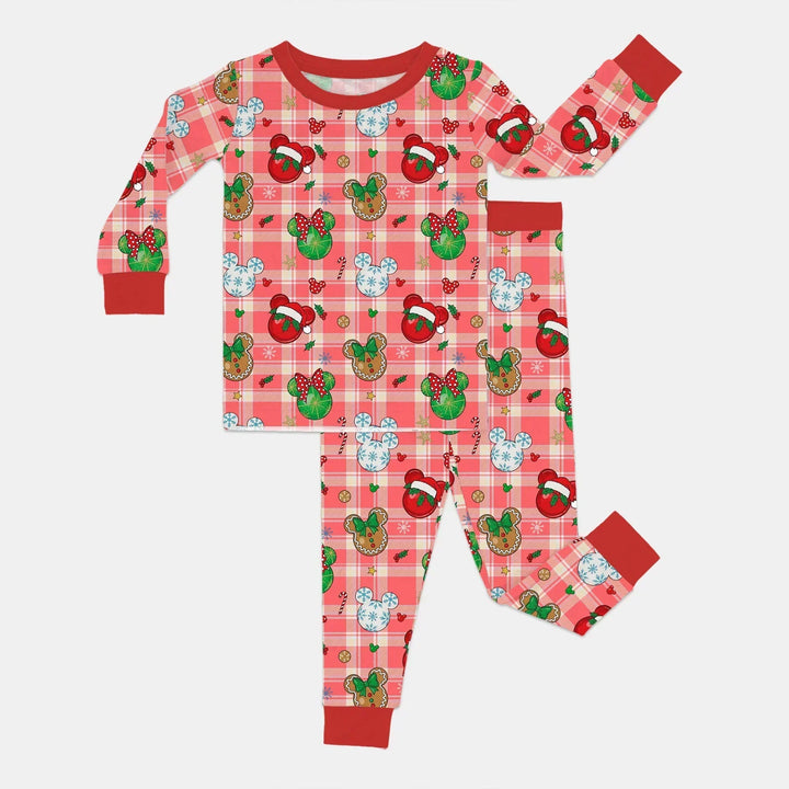 Magical Mouse Christmas Bamboo Two Piece Long Sleeve Pajama Set