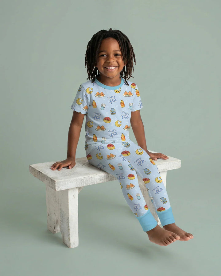 Iftar Party Bamboo Two Piece Short Sleeve Pajama Set