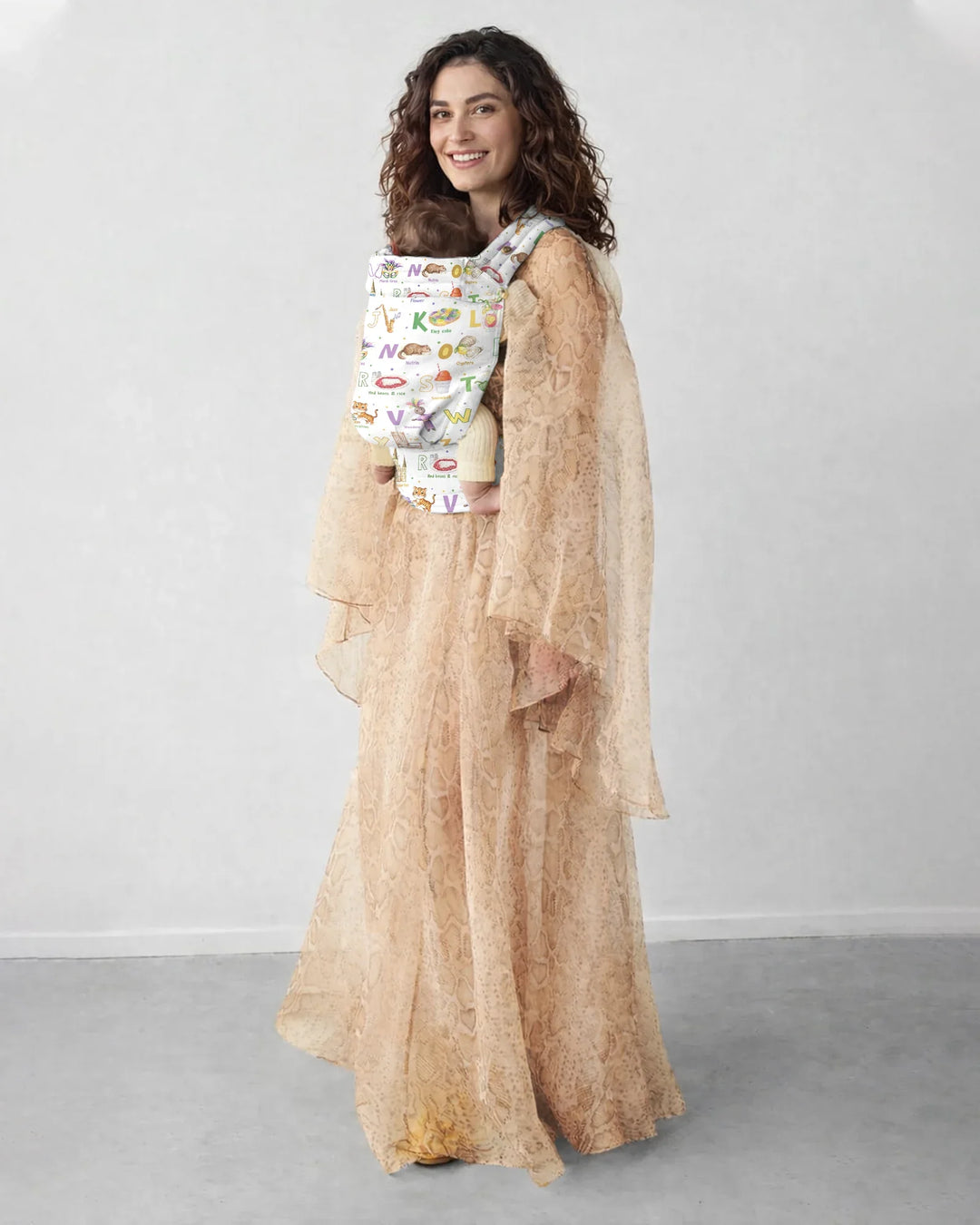 Mardi Gras Alphabet Celebration Baby Carrier