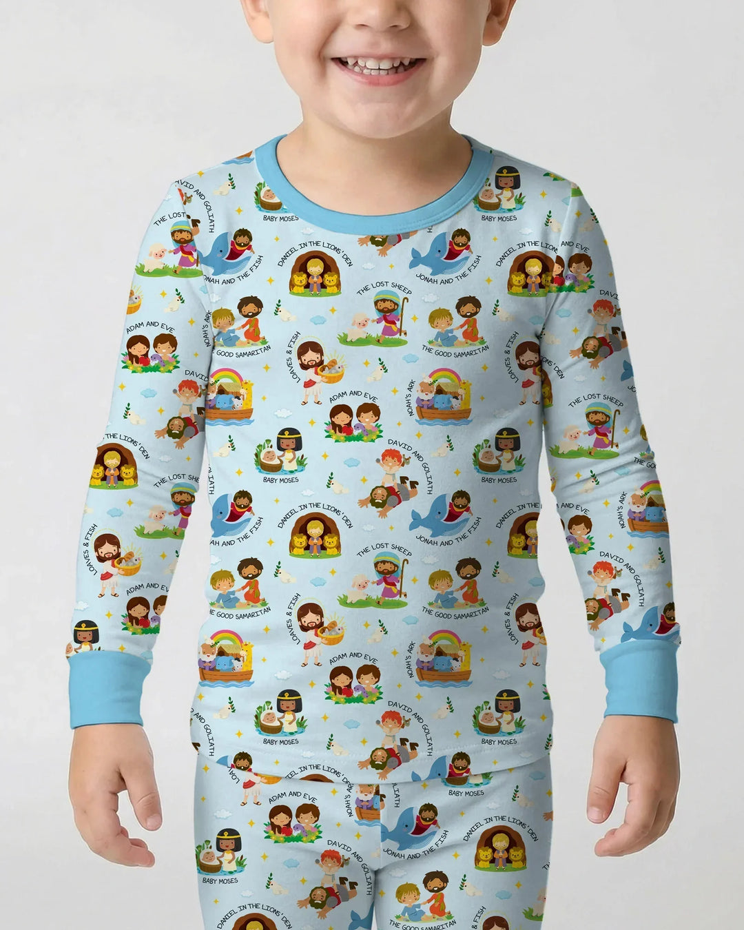 Bible Stories Bamboo Two Piece Long Sleeve Pajama Set