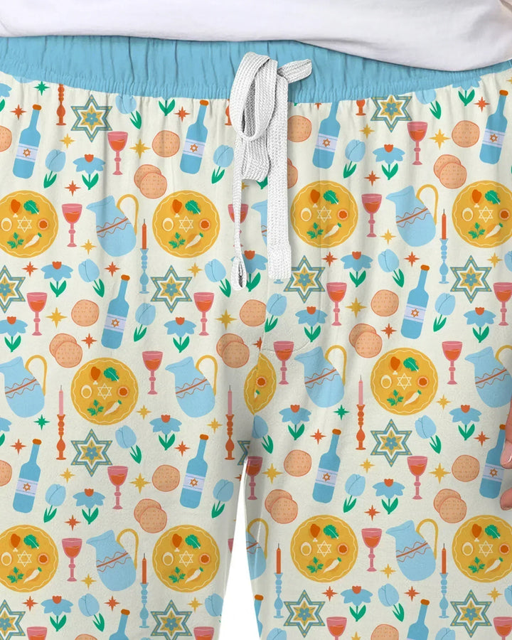 Pesach Sameach Matching Family Bamboo Men's Pajama Set