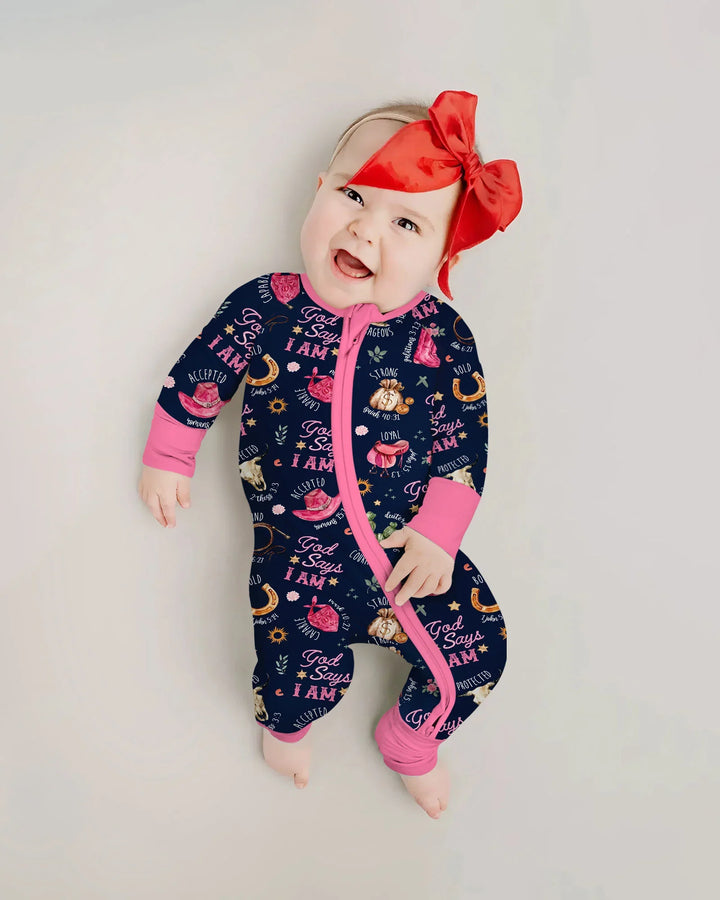 God Says I Am Western Faith Bamboo Convertible Zippy