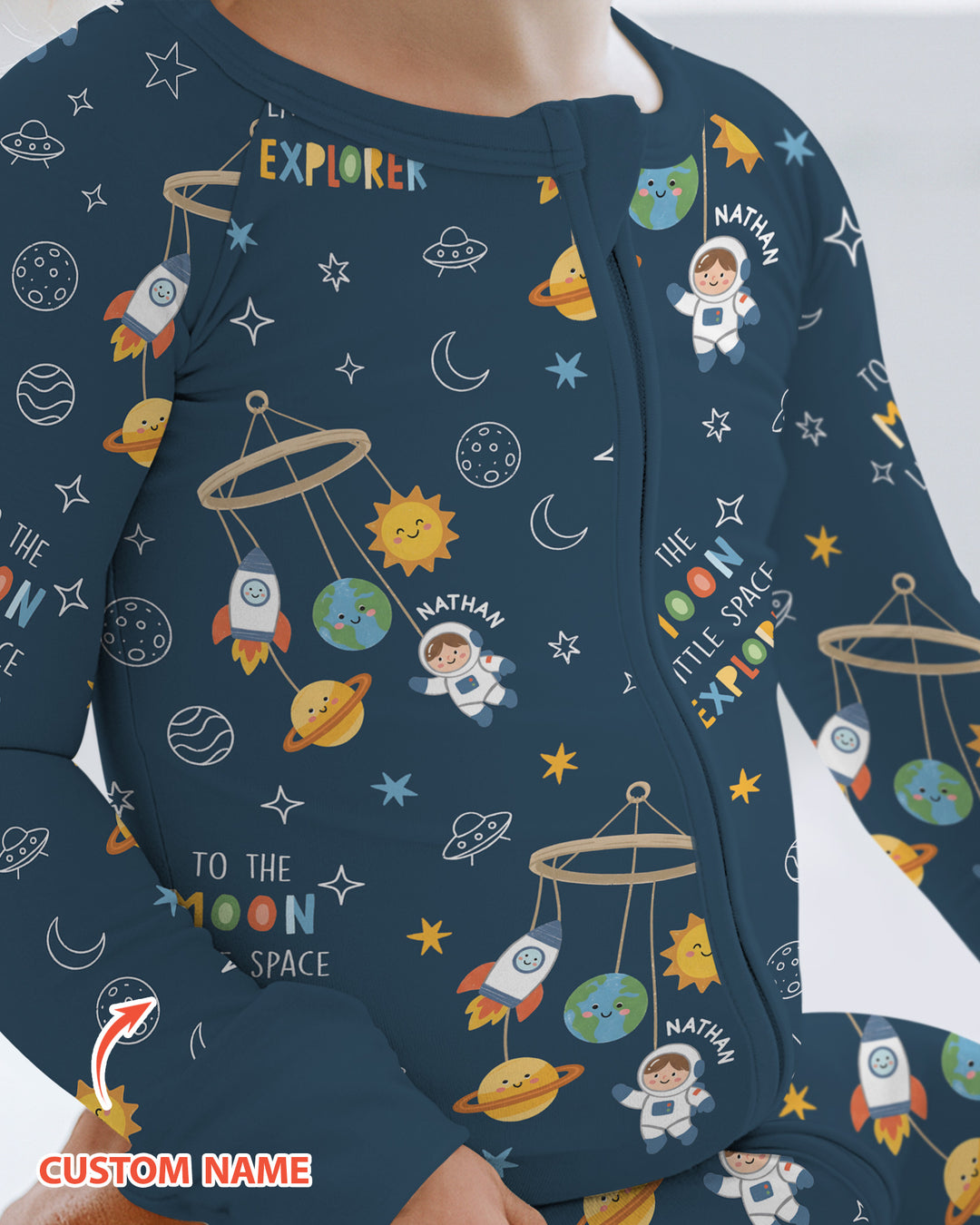 Little Astronaut Big Dream Bamboo Convertible Zippy