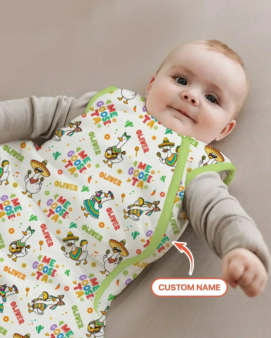 Custom name Me Goose-ta Bamboo Sleep Bag