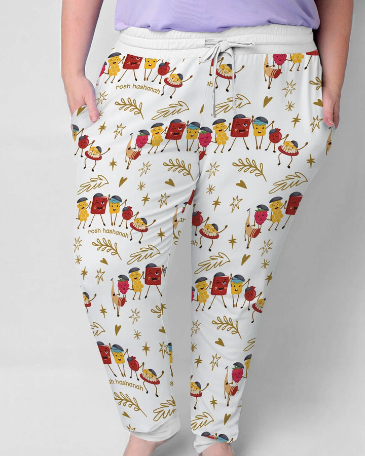 Let's Celebrate Rosh Hashanah Bamboo Women Pajama Set
