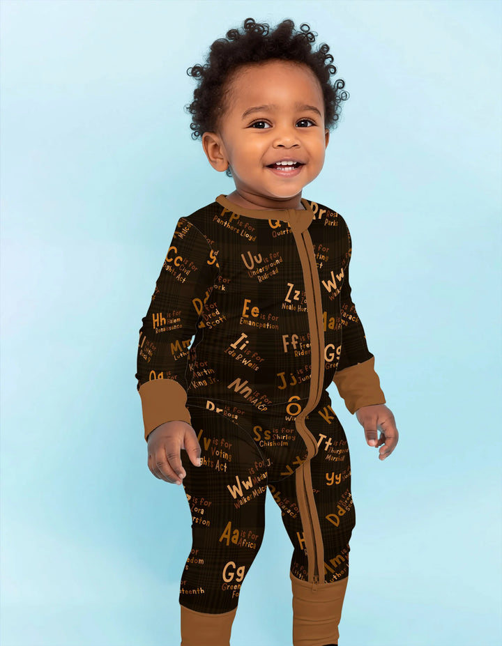 Black History Alphabet Bamboo Convertible Zippy