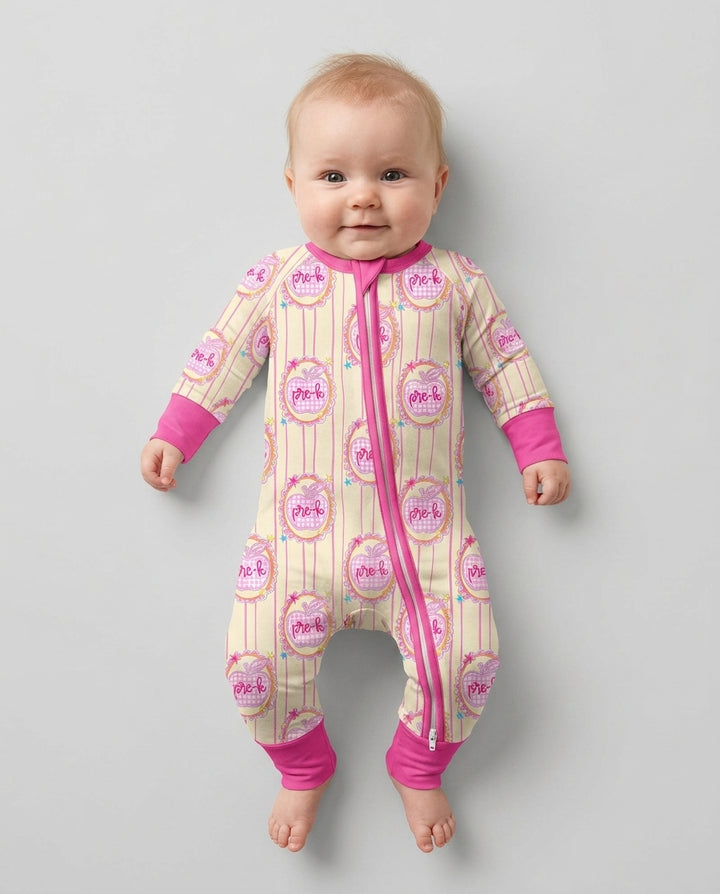 Custom Grade School Sweetie Bamboo Convertible Zippy