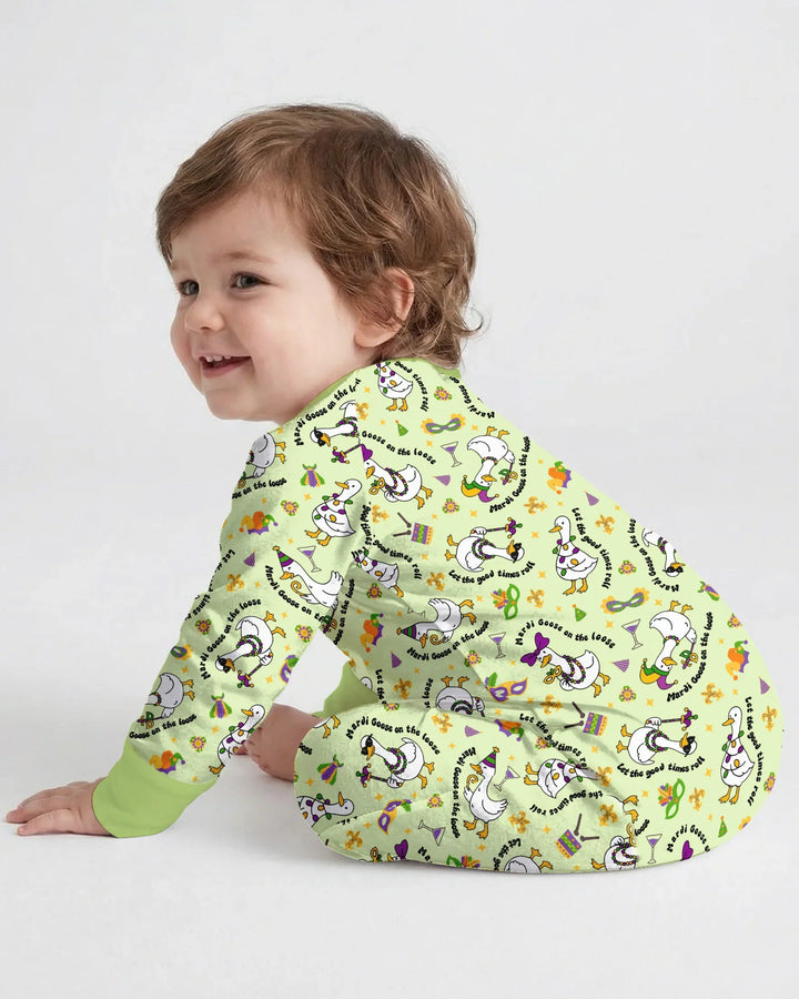 Mardi Gras Silly Goose Bamboo Convertible Zippy