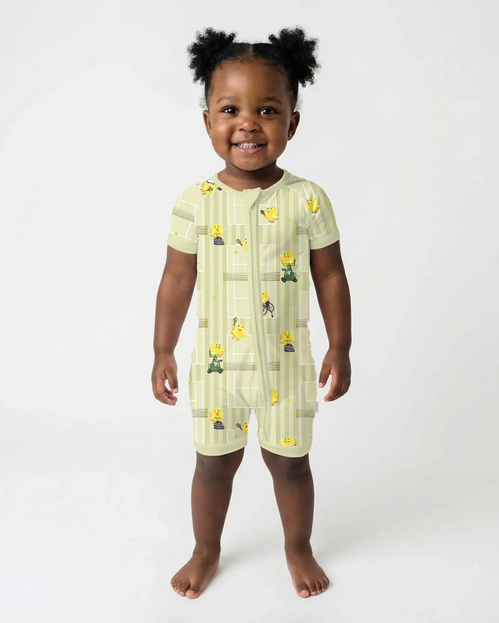 Tennis Bamboo Shorty Zippy